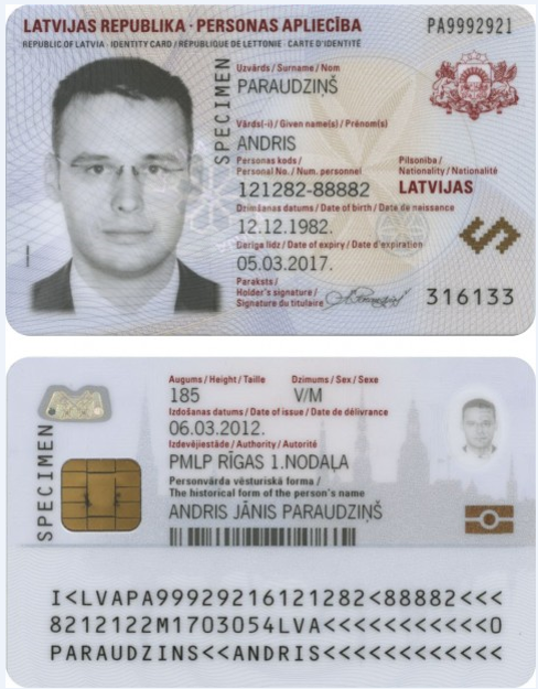 latvia id card