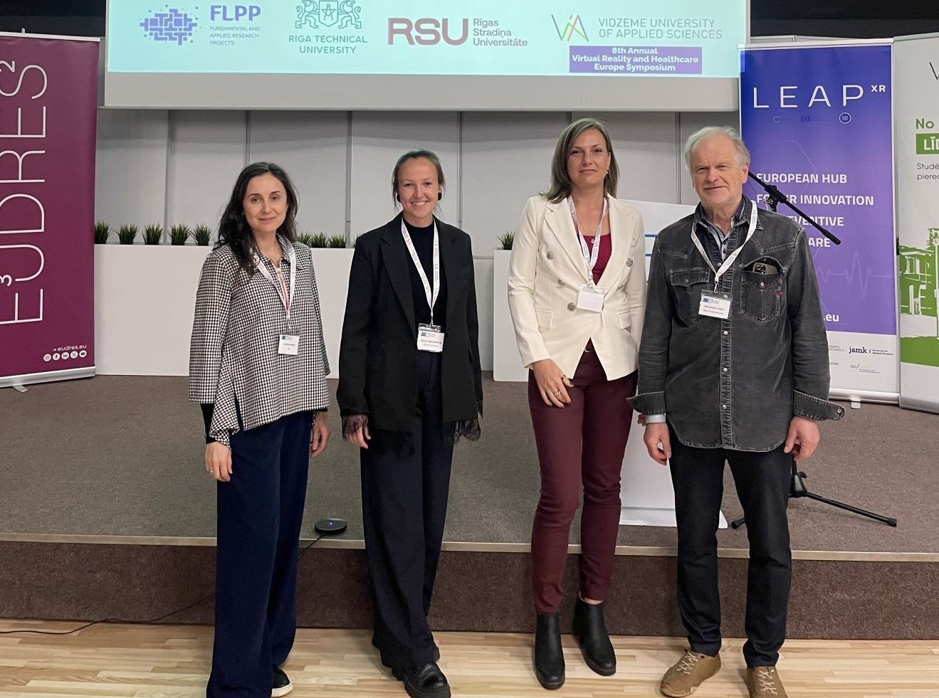 RSU researchers participate in the European Virtual Reality and Healthcare Symposium