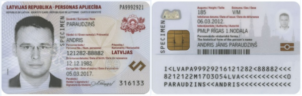 latvia id card