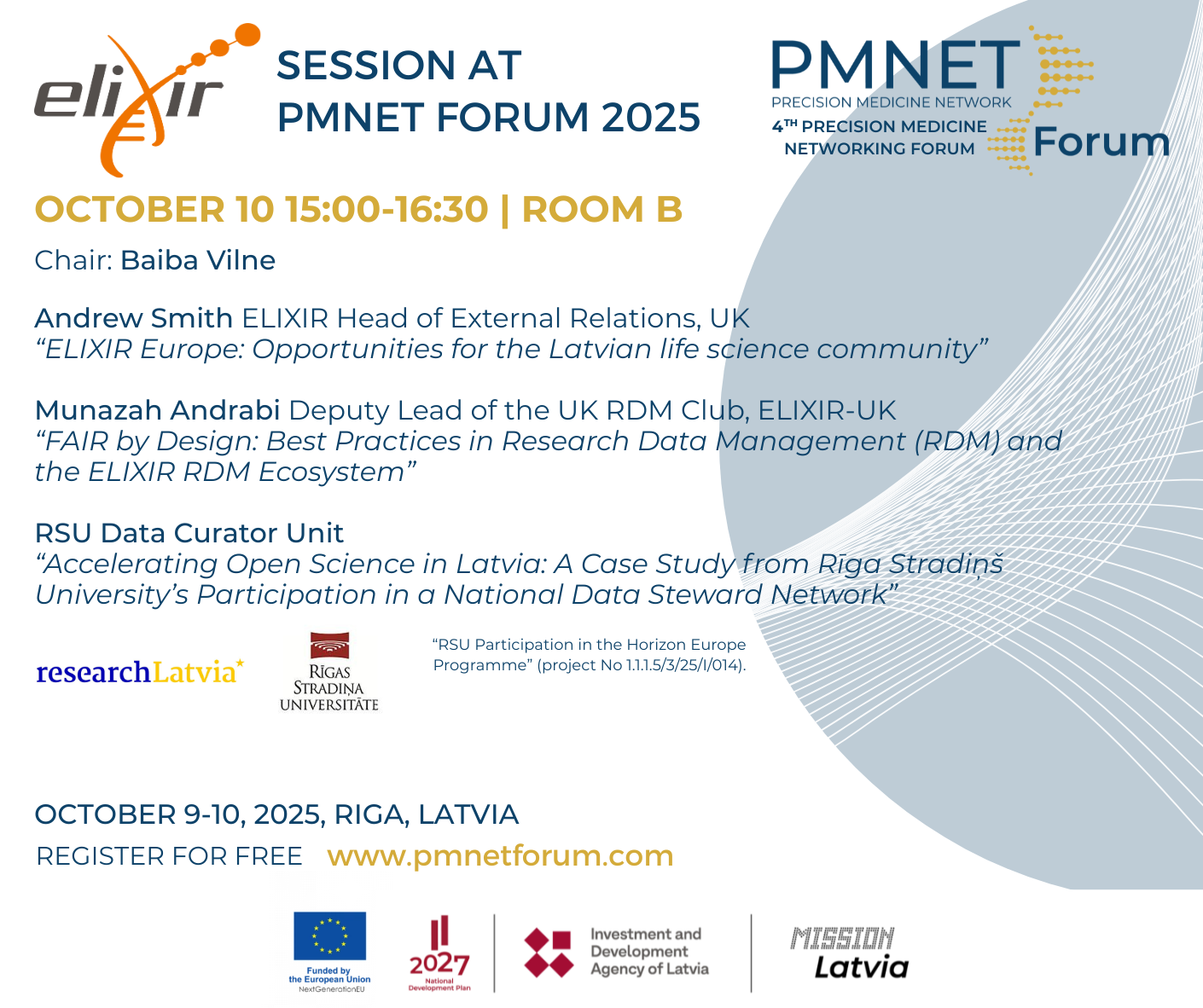 PMNET Forum 2025 programme