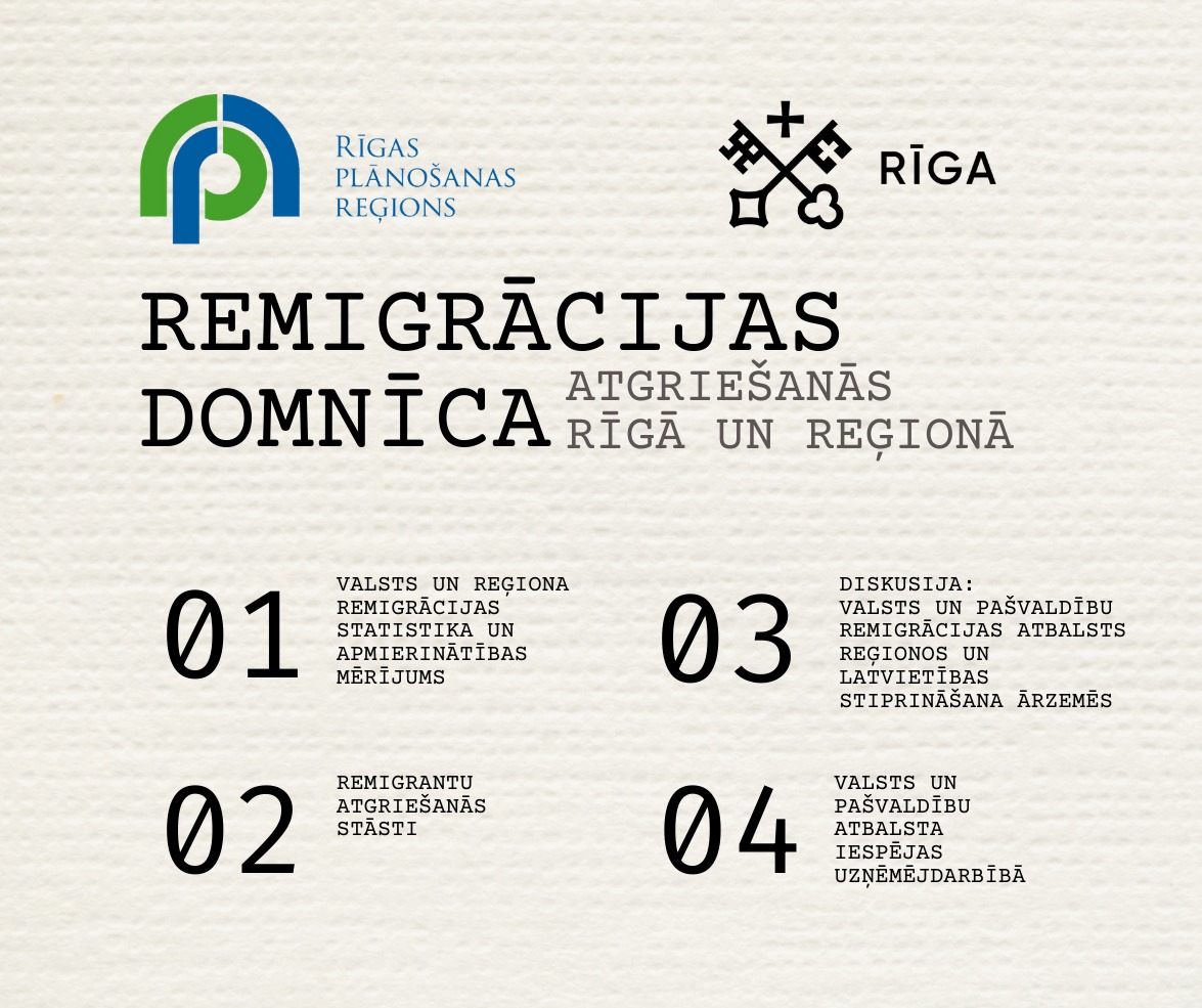 Remigrācijas domnīcas infografiks