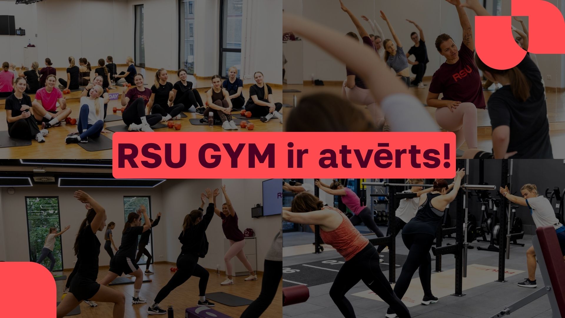 RSU GYM ir atvērts!