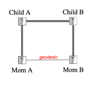 Communication Paths: Actual vs. Shortest