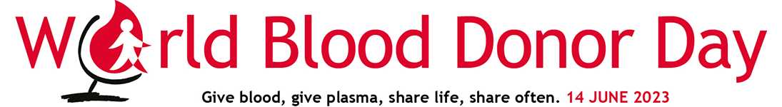 world blood donor day banner