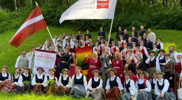 RSU godam pārstāvēta Baltijas valstu studentu dziesmu un deju svētkos "Gaudeamus"