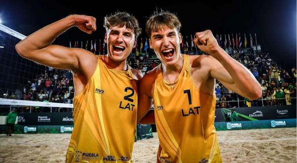 RSU LSPA studenti kļuvuši par pasaules U21 čempioniem pludmales volejbolā. Lepojamies!