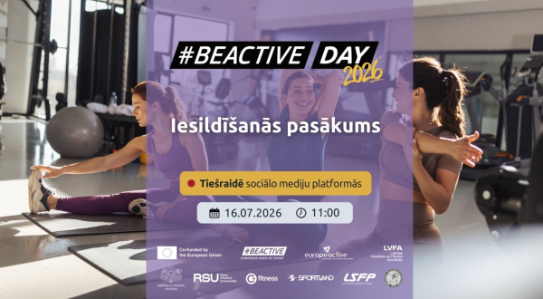 RSU atklās #BeActive Day 2026