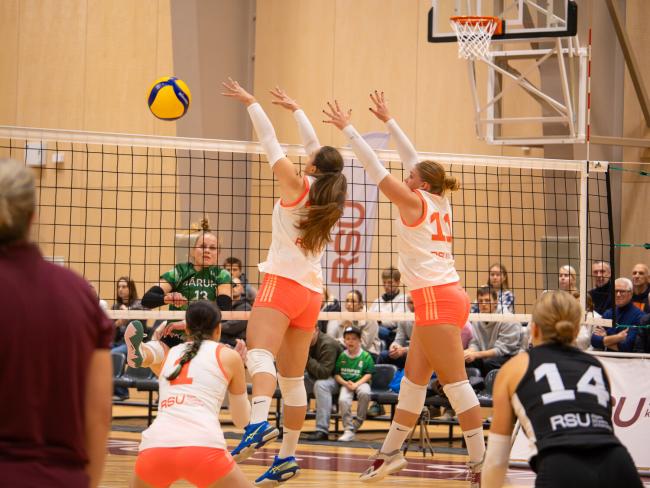 RSU Volleyball Teams Win Latvian Super Cups at New Complex