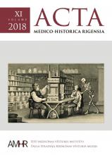 The latest issue of the academic journal Acta medico-historica Rigensia has been published 