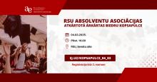 RSU rektora aicinājums piedalīties Absolventu asociācijas biedru kopsapulcē