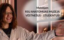 RSU Anatomijas muzeja aicinājums studentiem