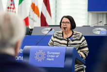Professor Sandra Lejniece received the European Order of Merit as the only recipient from Latvia