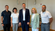 RSU LASE management strengthens cooperation with Liepāja municipality in providing student internships