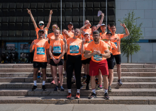 125 students and staff members represented RSU at the RIMI Riga Marathon