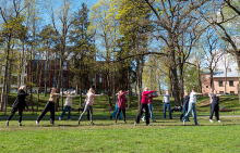 Olympic Day morning at RSU: exercise, smiles and almost 100 active participants