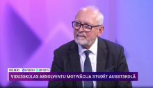 RSU Rector Aigars Pētersons discusses higher education, artificial intelligence and university development on TV24