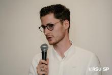 Jaunais Ārvalstu studentu asociācijas prezidents Lūkass Risters (Lucas Risters)