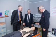 VM valsts sekretārs Aivars Lapiņš vizītē RSU 2018. gada 21. februārī