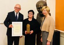 Pauls Stradiņš award presented to Prof. Guna Laganovska