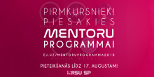 Mentoru programma pirmkursniekiem