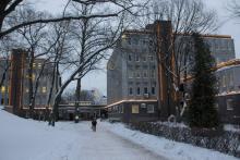 RSU central building in winter
