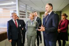 28. februārī RSU viesojās iekšlietu ministrs Sandis Ģirģens