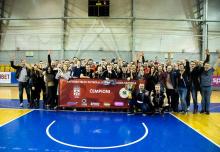 The RSU/BAO-Dobele football team wins gold