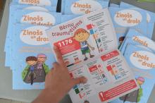 Topošie pediatri pasākumā “Zinošs un drošs” izglīto bērnus un vecākus par drošību vasarā