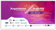 Jaunrades festivālā iNOVUSS šonedēļ vienoti startēs septiņas augstskolas