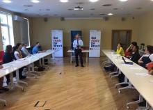 Lielbritānijas vēstnieks tiekas ar RSU studentiem