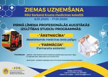 Sākusies ziemas uzņemšana RSU Sarkanā Krusta medicīnas koledžā