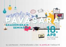 pavasara akadēmiskais seminārs