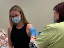 vakcinācija pret COVID-19 RSU ambulancē