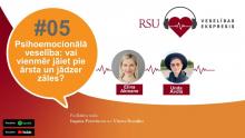 Jaunajā RSU raidierakstā par psihoemocionālo veselību: vai vienmēr jādzer zāles un jāiet pie ārsta