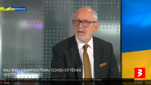 Covid-19 ēra turpinās. RSU rektors sniedz interviju televīzijas raidījumā