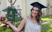 RSU graduate and ‘smart socks’ researcher Anna Davidoviča: master’s studies are about exciting research