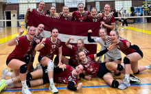 CEV Volleyball Challenge Cup: RSU/MSĢ volleyball players ready to put their best foot forward