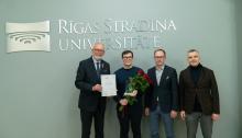 RSU management presents Student of the Year 2024 Award