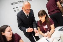 Izstādes "Skola" RSU stends