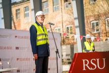 Time capsule laid at ceremony for construction of new RSU sports complex