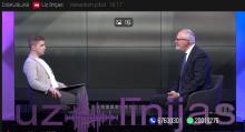 Rektors piedalās TV24 diskusiju raidījumā "Uz līnijas"