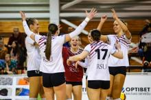 RSU/MSĢ women’s volleyball team begins their fight for gold – come support them on 17 and 21 April!