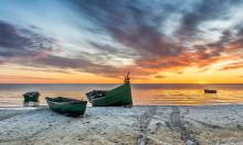Fishing boats on the Baltic Sea