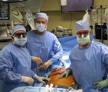 US surgeon and RSU Council Member Gundars Katlaps performs unique heart and liver transplant surgery