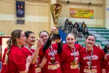 Divkāršs triumfs! RSU handbolistes otro gadu pēc kārtas izcīna Latvijas kausu