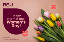 Rektora sveiciens Sieviešu dienā