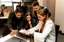 students at the hackaton